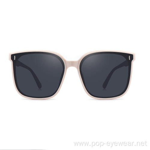 Square Polarized Sunglasses Women Men Oversized